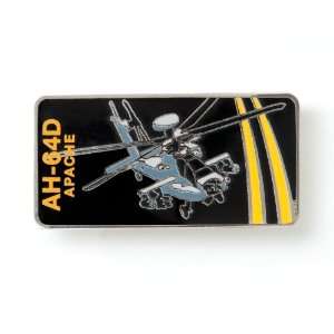  AH 64 Sky Ribbon Pin 