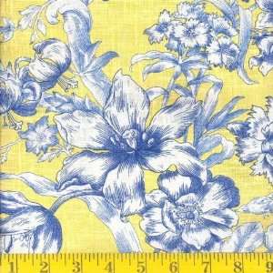   Linen Drapery Print Grenada Fabric By The Yard Arts, Crafts & Sewing