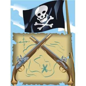   UMB91068 72 Inch by 54 Inch Ahoy Matey Wall Mural