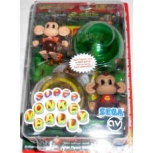 Super Monkey Ball Aiai and Gongon   Articulated Collectible Action 