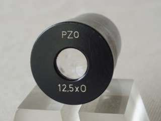 We areglad to offer this Polnand microscope eyepiece brand PZO 12.5x0 