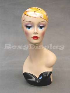 Mannequin Head Bust Wig Hat Jewelry Display #VF005  