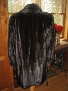 Excellent Large XLarge Mink Fur Jacket Coat #612s  