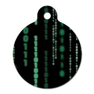  Binary Logic   Pet ID Tag, 2 Sided Full Color, 4 Lines 