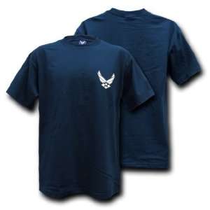  Navy Blue US United States Air Force Official Chest Logo T 