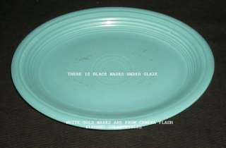 OLD VINTAGE Fiesta Turquoise 12 5/8 SERVING PLATTER  