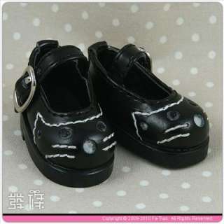 BJD dollfie Yo SD Cat Mary Jane Shoes   Black  
