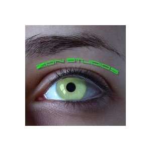   Monster Makers Colored Contact Lenses Green Ghoul 