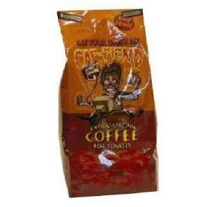 CAF FIEND Extra Strong Coffee For Junkies French Breakfast   12 oz