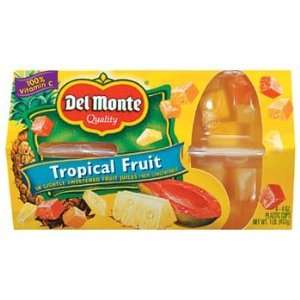 Del Monte Tropical Fruit in Lightly Sweetened Juice 4   4 oz cups 