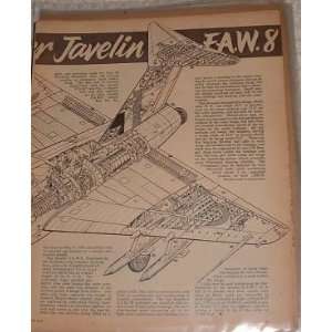  Early 1960s Gloster Javelin jet fighter article 