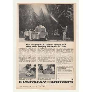  1964 Cushman Motors Self Propelled Sprayer Print Ad (44590 