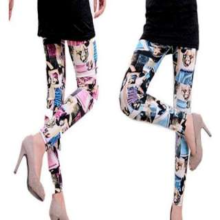 Different Colors Style Lady Womens Fashion Leggings Pants Tights 