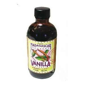 Pure Madagascar Vanilla Extract 4 Ounces  Grocery 