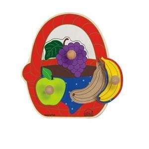  S&S Worldwide Fruit Picnic Basket Puzzle Toys & Games