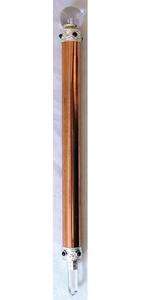 Copper Healing Wand with Crystal Ball Metaphysical Wicca  