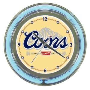  Coors 14 inch Neon Wall Clock Electronics
