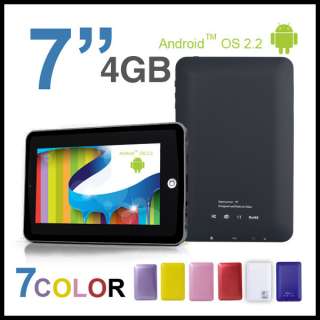 Inch TouchScreen Google Android 2.2 4GB/256M Mid Tablet PC WiFi 3G 