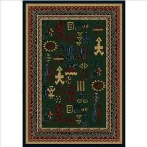  Signature Limoges Emerald Sapphire Rug Size 78 x 109 