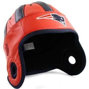  NFL New England Patriots Faux Leather Helmet Head (Red 