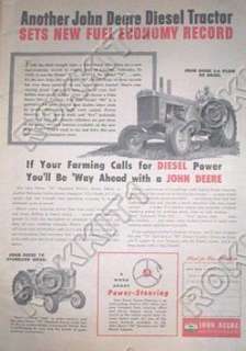 1956 John Deere 80 70 Diesel Tractor AD  