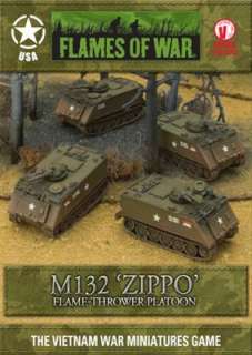M132 Zippo Platoon Flames of War VBX08   
