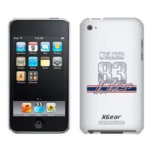  Wes Welker Signed Jersey on iPod Touch 4G XGear Shell Case 