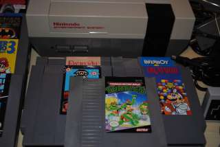   Entertainment System w/15 Games New 72 Pin NES Mario TMNT Rad Racer