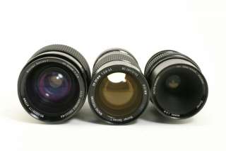 Vivitar Auto Macro 55mm 35 58mm 28 90mm 12.8 Minolta Nikon Canon lens 