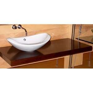  Hastings Nido Wall Mounted Wenge Wood Console with White 