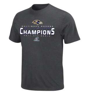  Ravens 2011 AFC North Division Champions XLVI Playoffs T Shirt  