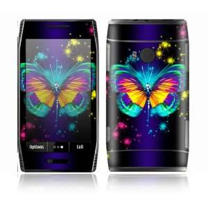 Nokia X7 Decal Skin Sticker   Psychedelic Wings