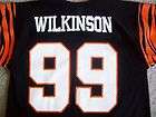 AUTHENTIC DAN WILKINSON BENGALS LOGO 7 JERSEY 42 44 VTG