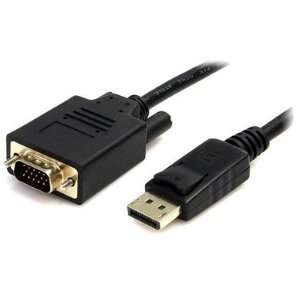  Startech 6 FT DISPLAYPORT TO VGA CABLE M,M All in one 
