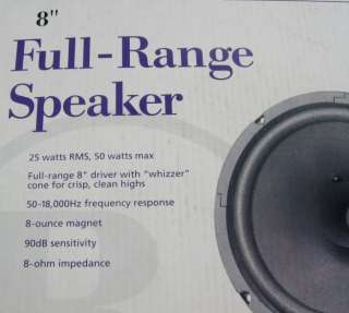 Radio Shack 8 Full Range Speaker Whizzer Cone Woofer  