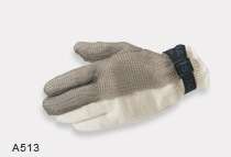 WHITING+DAVIS Metal Steel Mesh Safety Glove 3 Finger M  