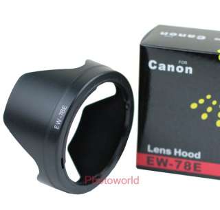 EW 78E Petal Lens Hood for Canon 7D 5D 60D 50D T3i T2i T1i with EF S 