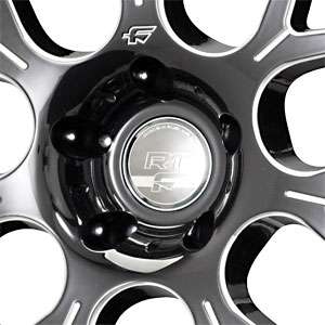 New 20X8.5 5 120 Falken Rt 7M Black/Ball Cut Machined Wheels/Rims