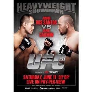  UFC 131 Autographed Poster 