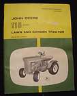 1964 john deere 110 lawn garden tractor operators manual pan