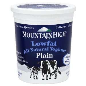 Mountain High Low Fat Yoghurt, Plain, 32 oz  Fresh