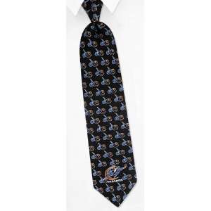    NBA Washington Wizards Logos black silk Tie