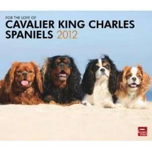  Cavalier King Charles Spaniels 2012 Deluxe Wall Calendar 