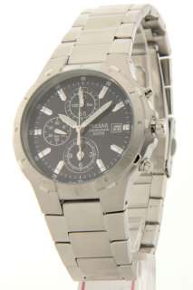 Pulsar Stainless Steel Chronograph Mens Date Casual Watch Sharp New 