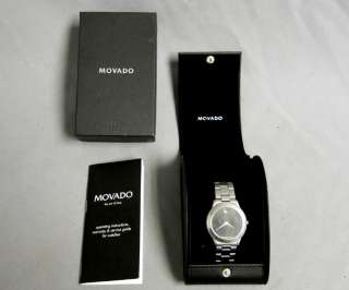 Authentic Movado Swiss Mens Watch 84.C2.862.2 w/Case  