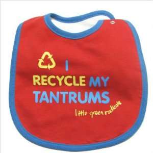  I Recycle My Tantrums Bib in Red Baby