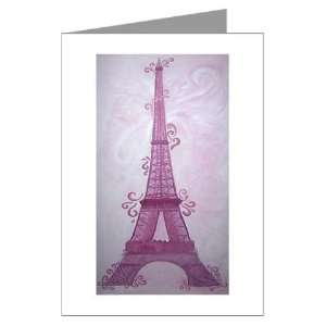   Eiffel Tower Cards Pk of 10 Paris Greeting Cards Pk of 10 by 