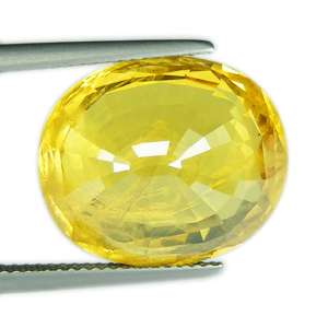 22.10 CT YELLOW SAPPHIRE NATURAL, CERTIFIED, TOP LUSTRE  