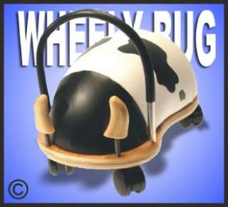 ORIGINAL LARGE WHEELY BUG COW Toddler Ride On Toy NEW  