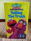 Sesame Street TELLING THE TRUTH Kids Guide To Life VHS